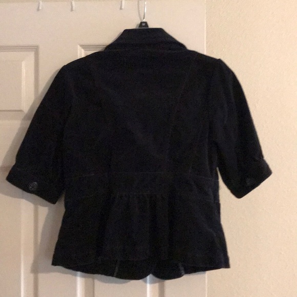 Black Corduroy Blazer - Picture 2 of 2